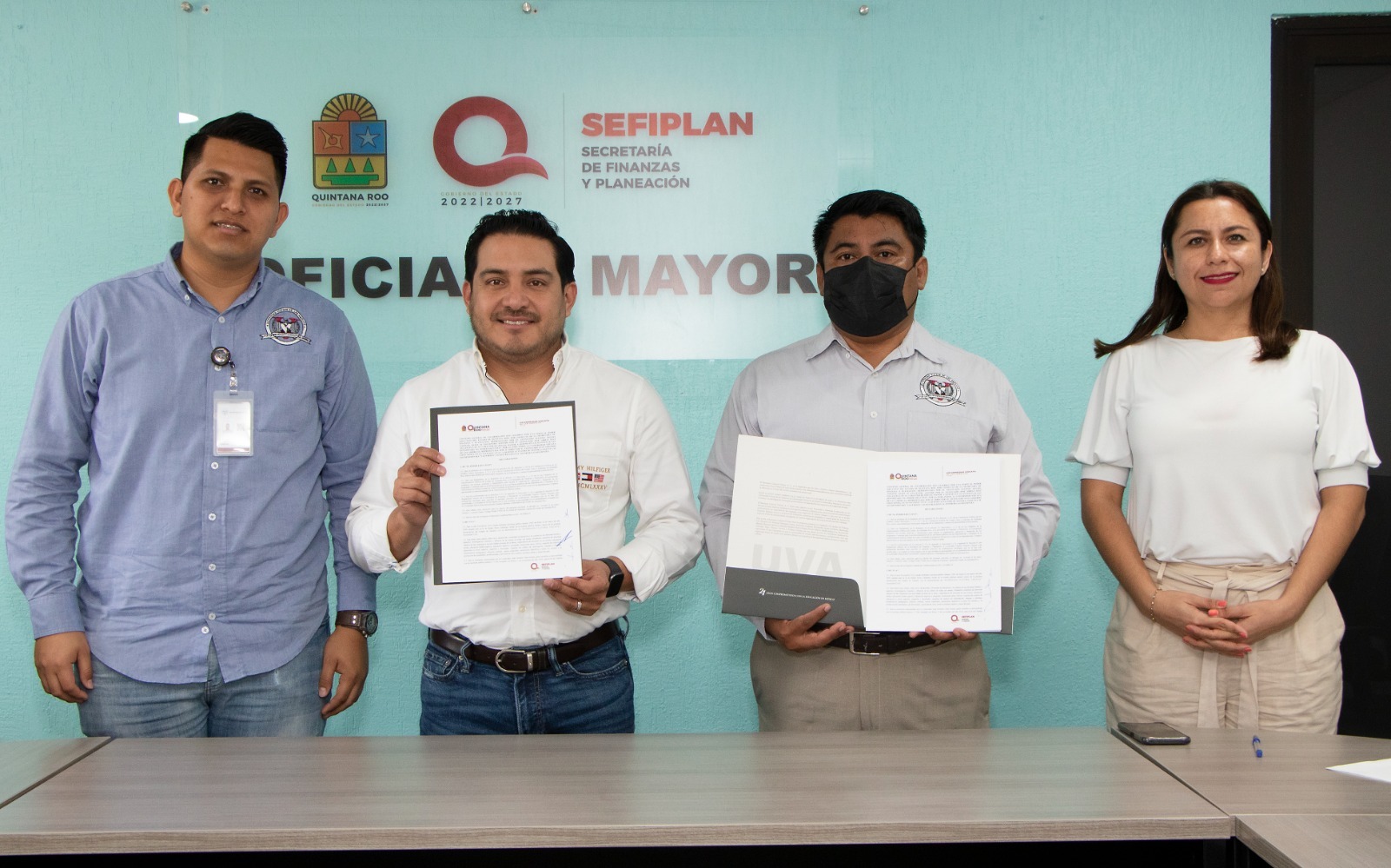 SEFIPLAN firma convenios con la Universidad de Desarrollo Vanguardista y Vizcaya de las Américas