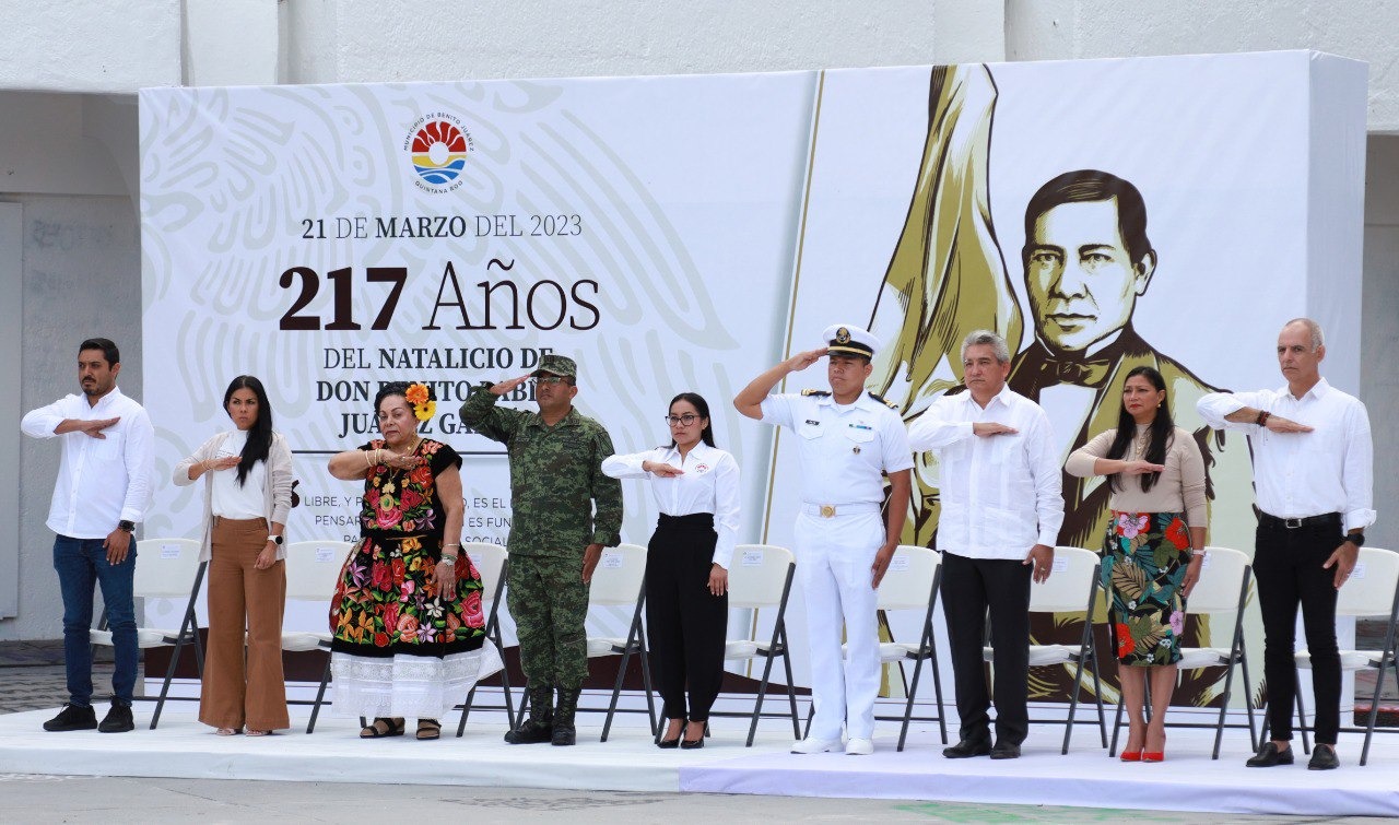 Celebrarán aniversario de Benito Juárez en Cancún
