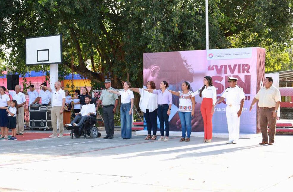 Realizan Buzón Morado en Cancún