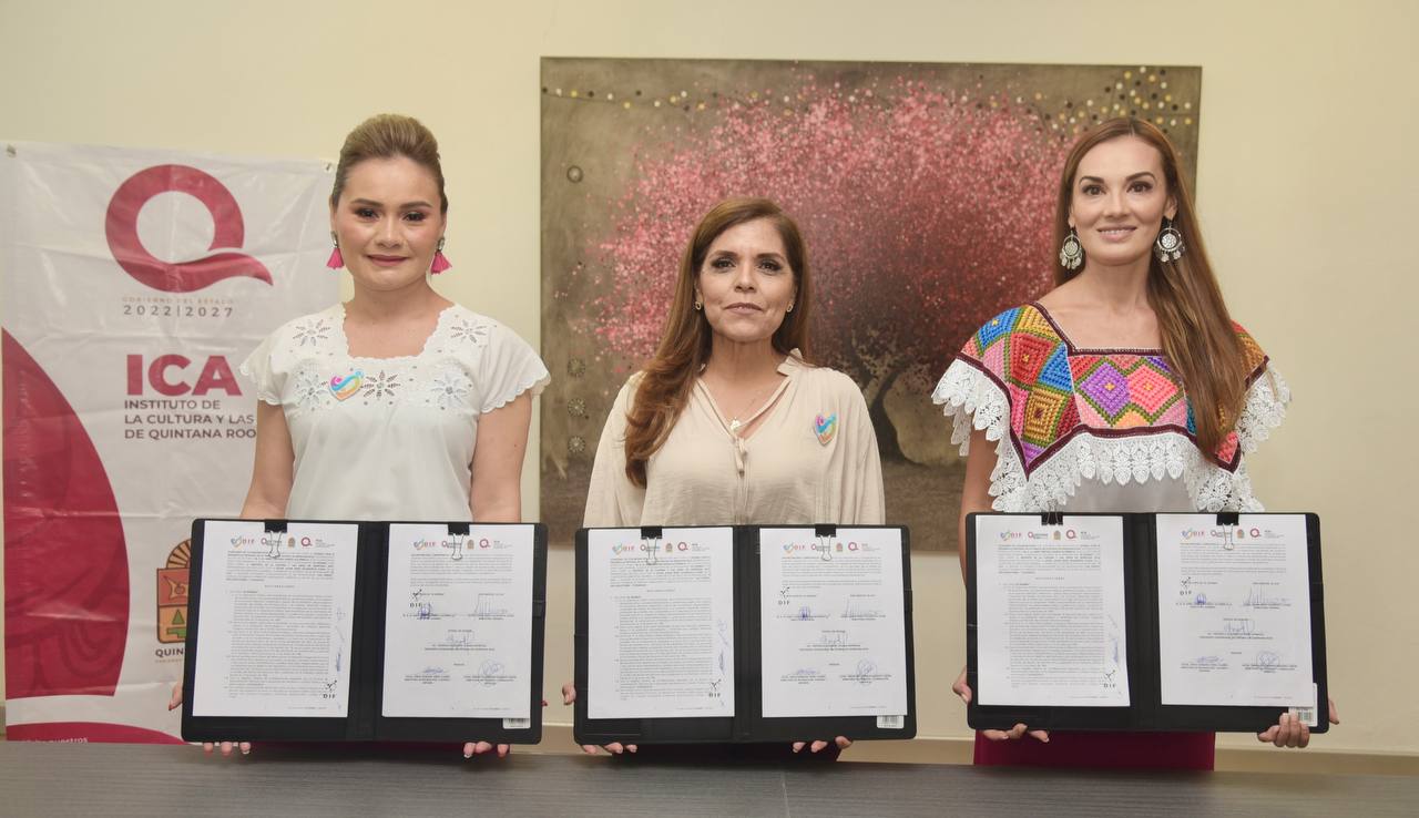 DIF Quintana Roo y el Instituto de la Cultura y las Artes unen fuerzas por el bienestar social y cultural de las familias en el estado