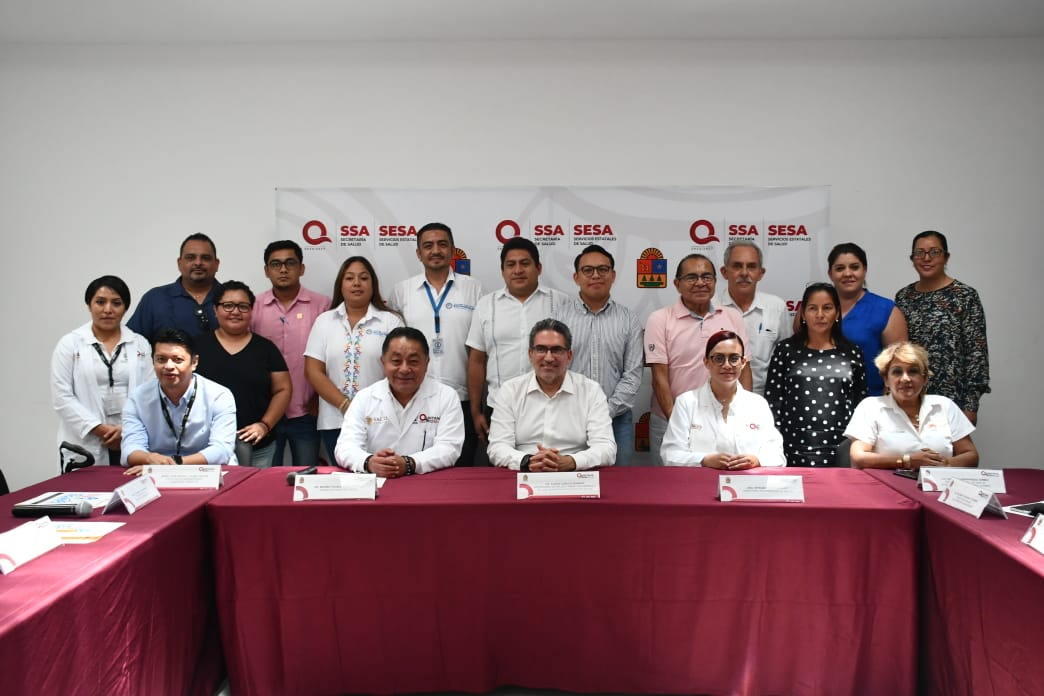 Redoblan esfuerzos SESA y municipios por la salud en Quintana Roo