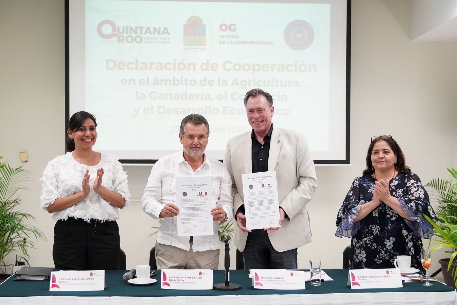 Quintana Roo y Estados Unidos unen fuerzas para impulsar la comercialización agrícola