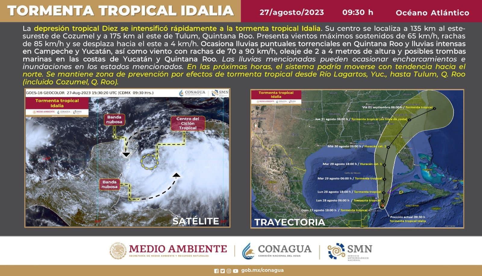 Gobierno de BJ Preparado para Enfrentar Contingencia por Tormenta Tropical “Idalia