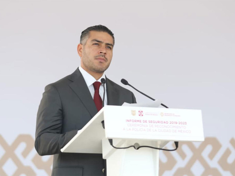 “Omar García Harfuch anuncia que vapor  la Jefatura de Gobierno de la CDMX”