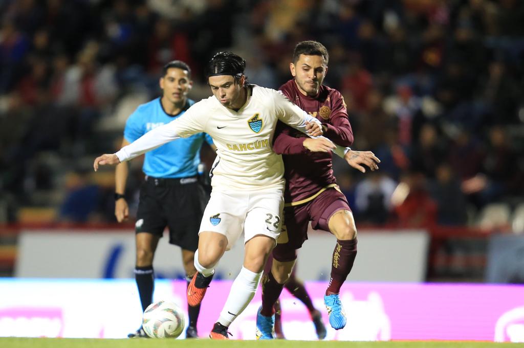 Mineros logra aventajarse ante Cancún FC