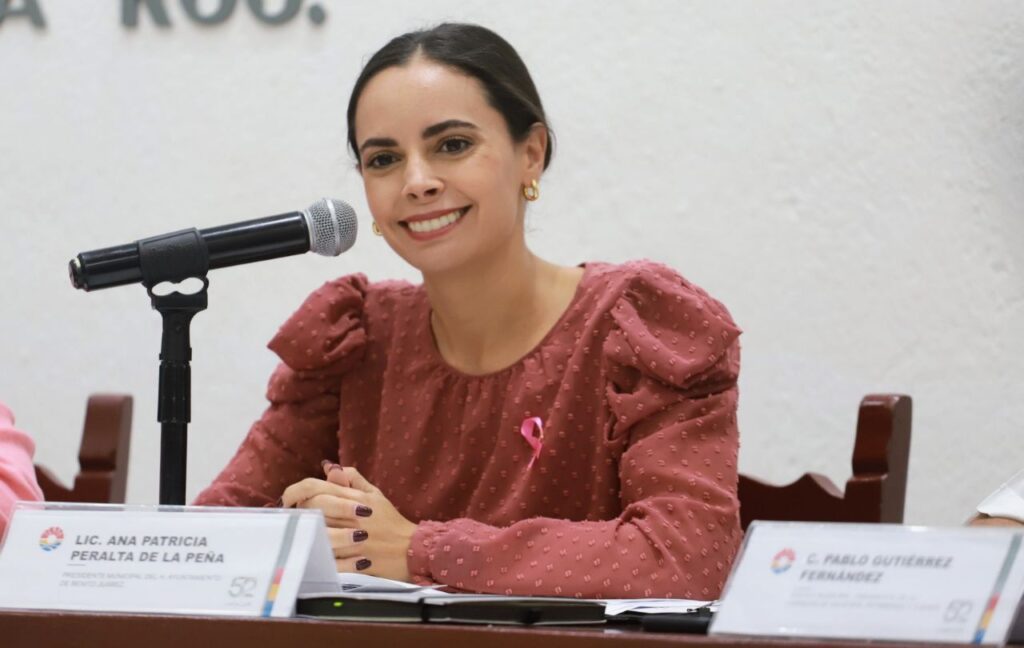 Ana Paty Peralta va por la reelección en Benito Juárez