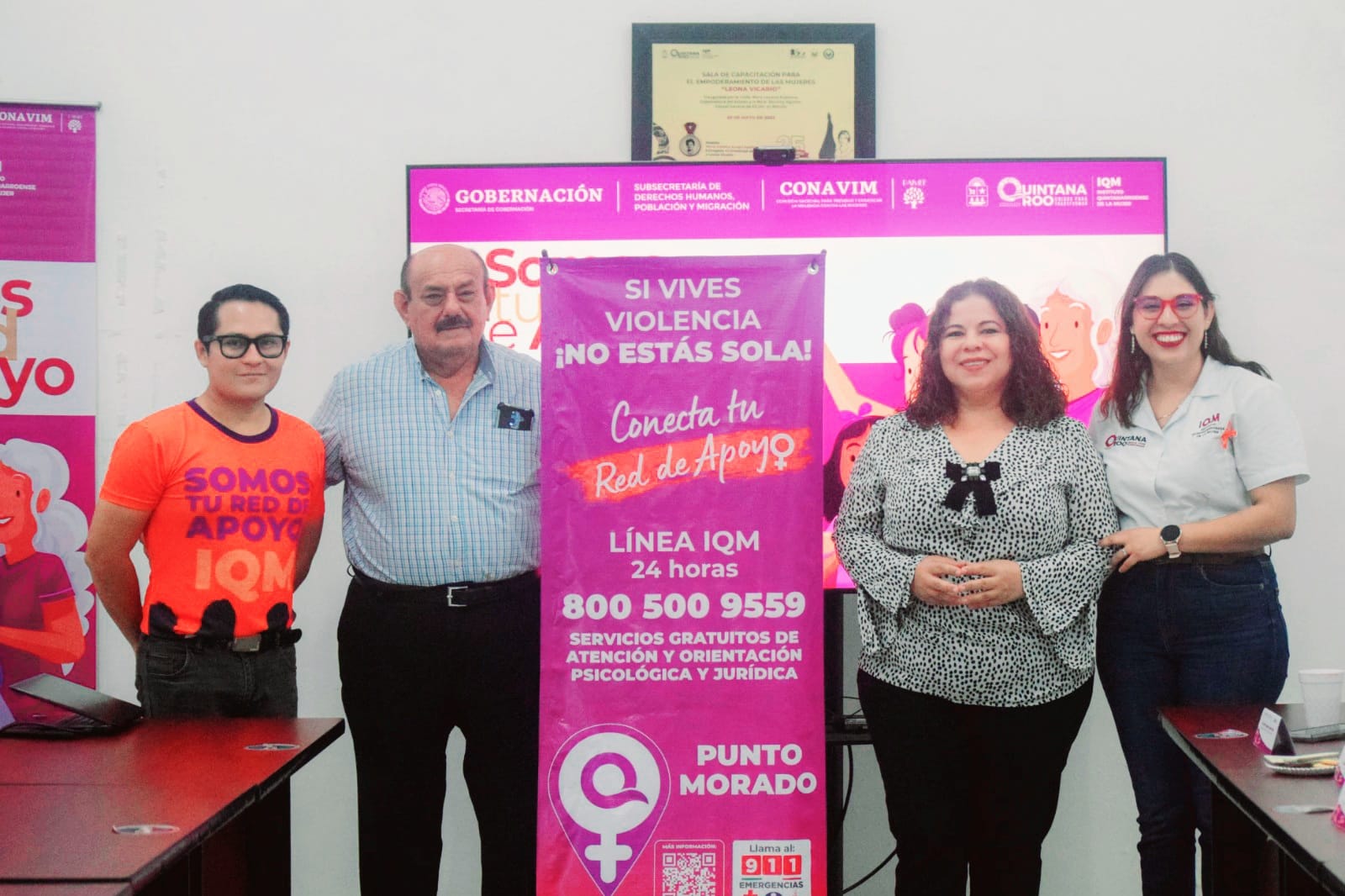 IQM y Sector Privado unen fuerzas en Quintana Roo: Puntos Morados, una estrategia para combatir la violencia de género