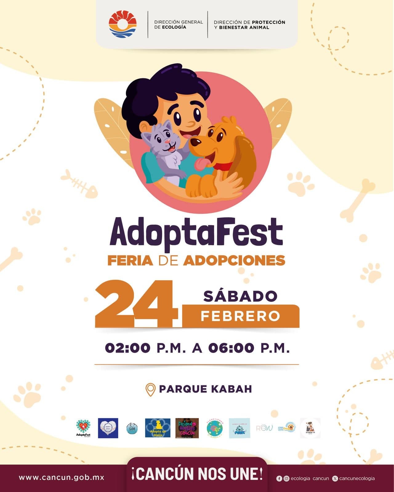 ¡AdoptaFest!:  Habrá feria de adopción de mascotas en Cancún