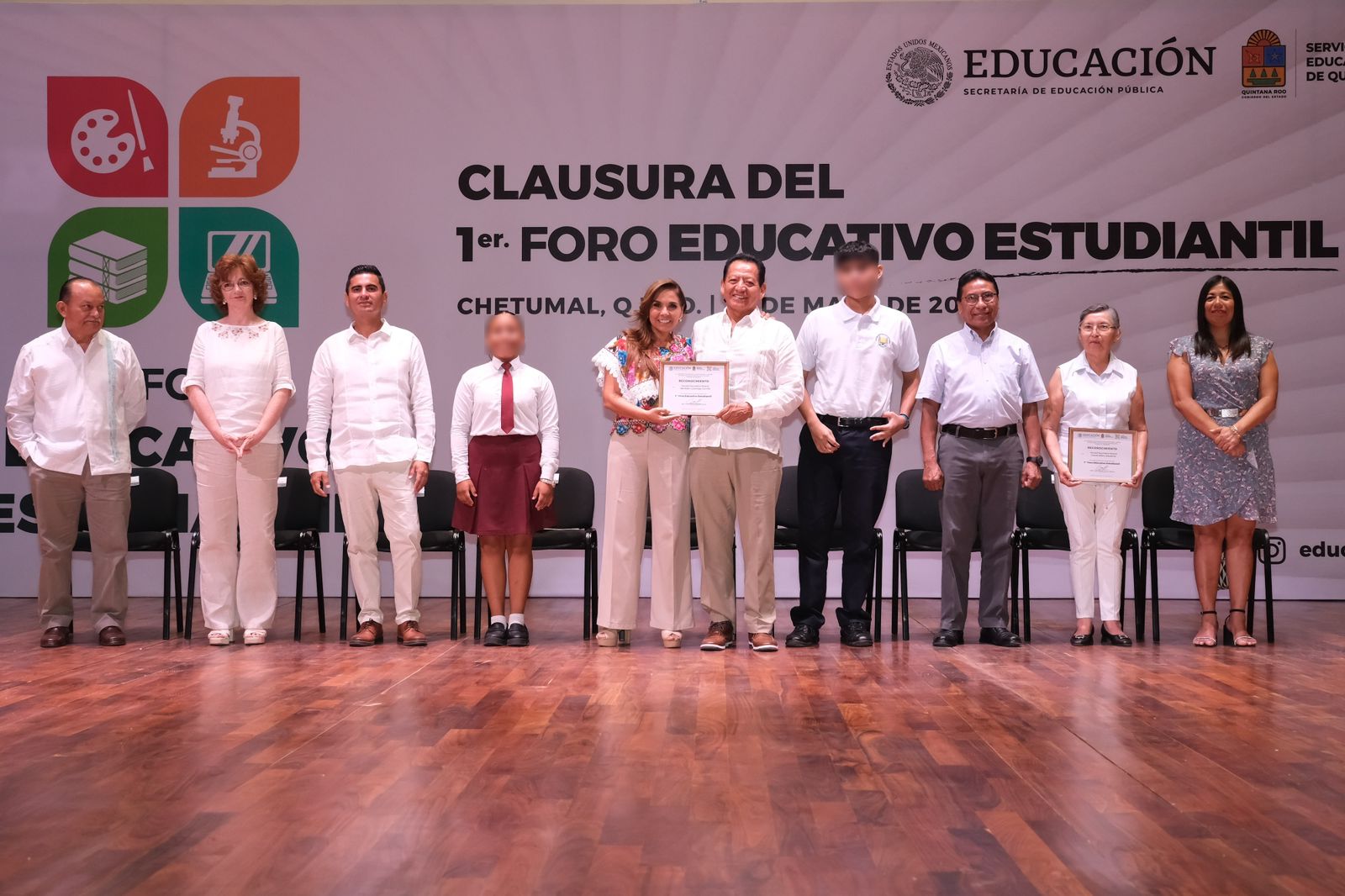 Gran éxito en la clausura del primer foro estudiantil educativo en Quintana Roo