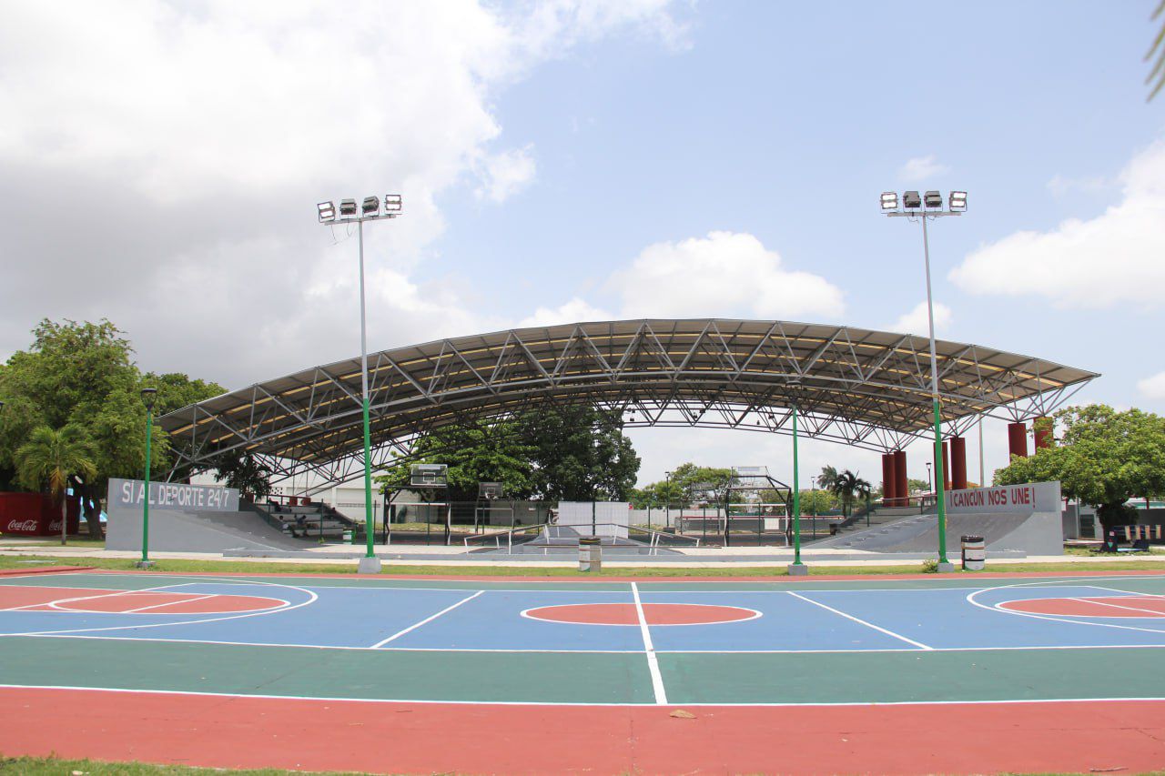 Rehabilitación de espacios deportivos Cancún