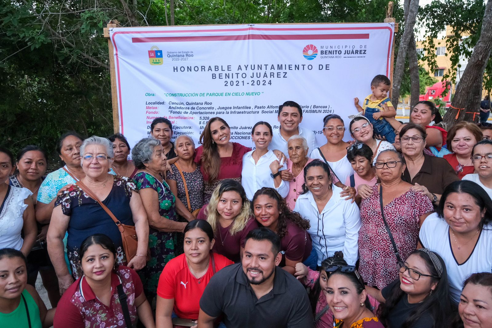 Inaugura Mara Lezama nuevo parque en cielo nuevo