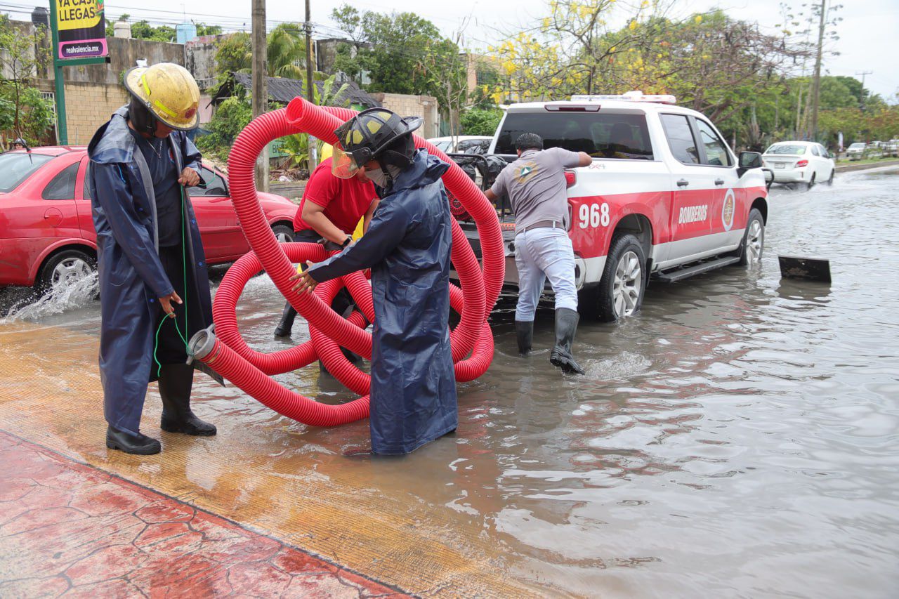 Gobierno de Benito Juárez refuerza seguridad ante intensas lluvias