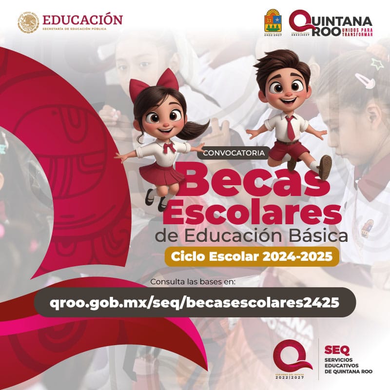 becas escolares Quintana Roo